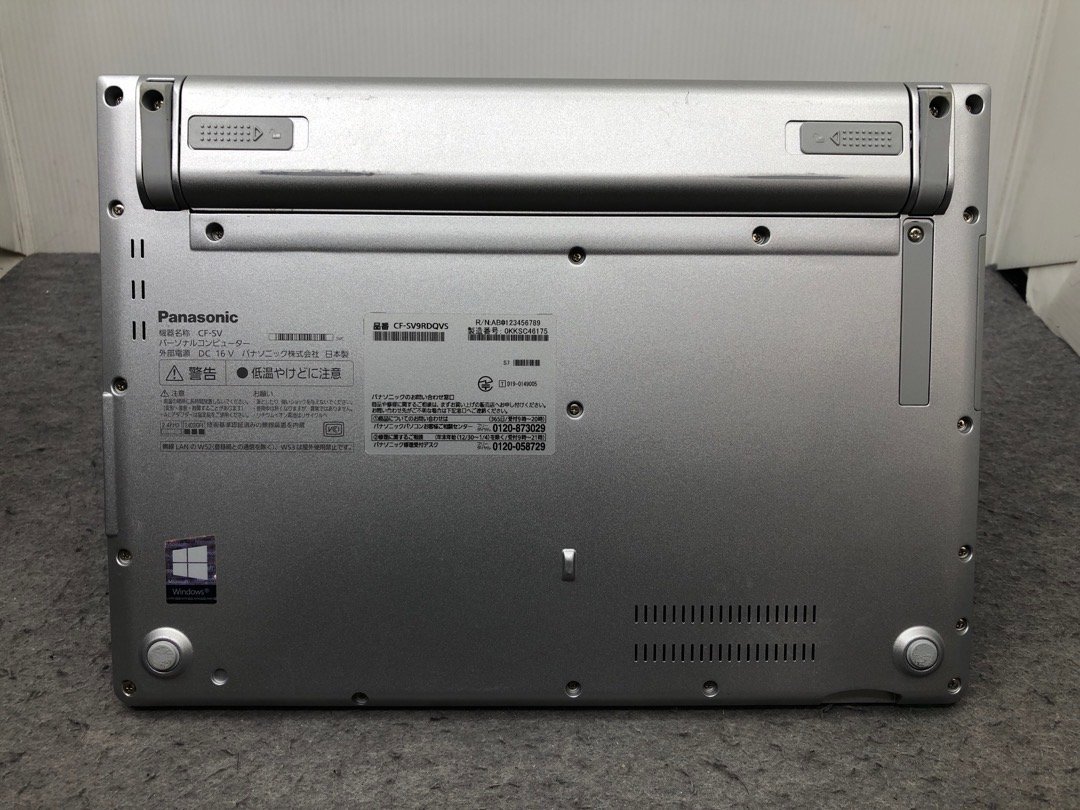 ジャンク【Panasonic】Let'snote CF-SV9 Corei5-10310U 16GB SSD256GB NVMe 12.1inch 中古PC 累積使用1810時間 液晶割れ_画像6