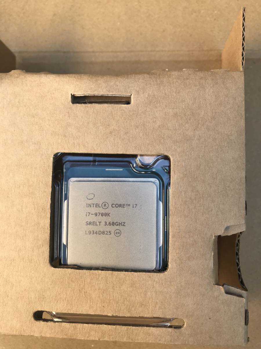 【箱付き】CPU インテル Core i7-9700K BOX 3.60GHz LGA1151【中古動作確認済】_画像3