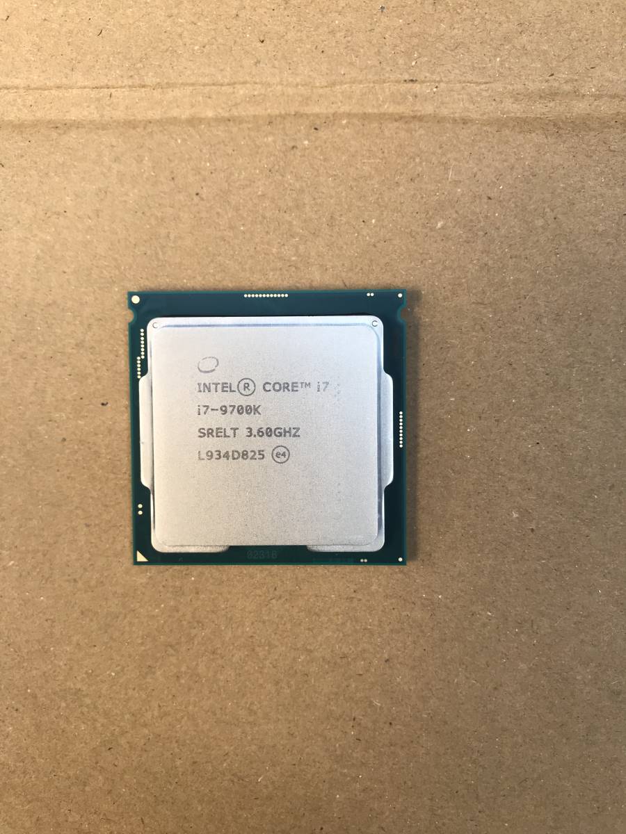 【箱付き】CPU インテル Core i7-9700K BOX 3.60GHz LGA1151【中古動作確認済】_画像4