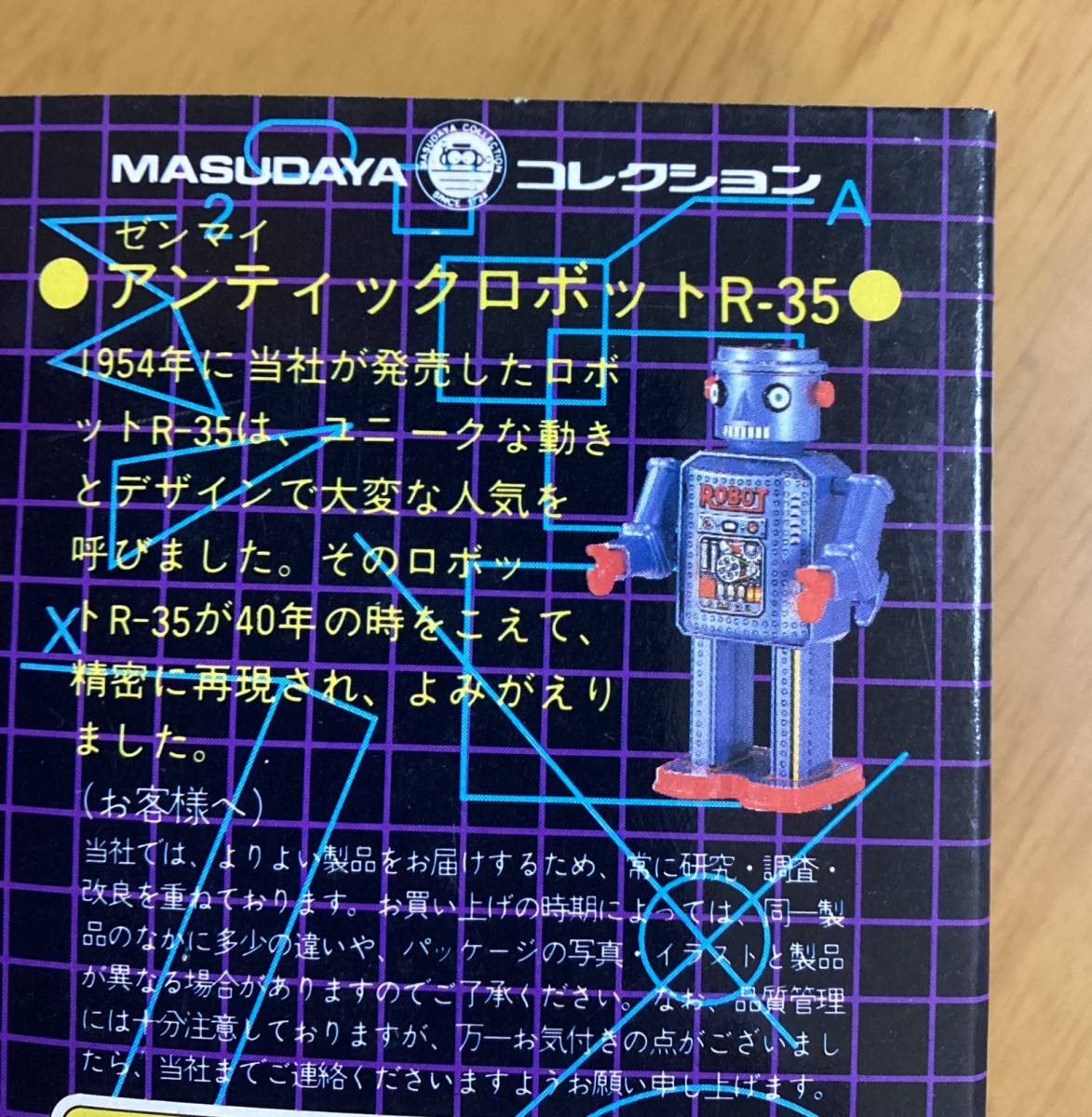 マスダヤコレクション　アンティックロボット　R-35　　デッドストック　新品_画像3