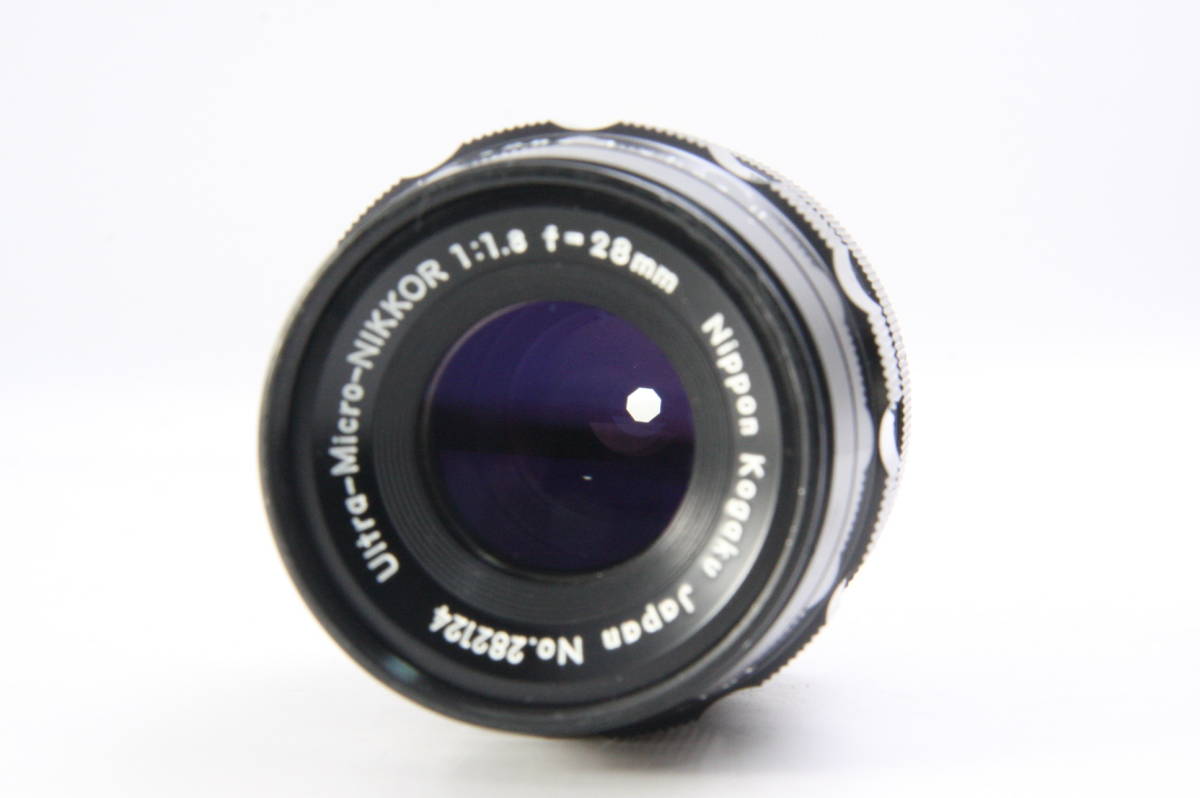 [Rare A-] Nikon Ultra-Micro-NIKKOR 28mm F1.8★ウルトラマイクロニッコール★Nippon Kogaku Japan★10726_画像2