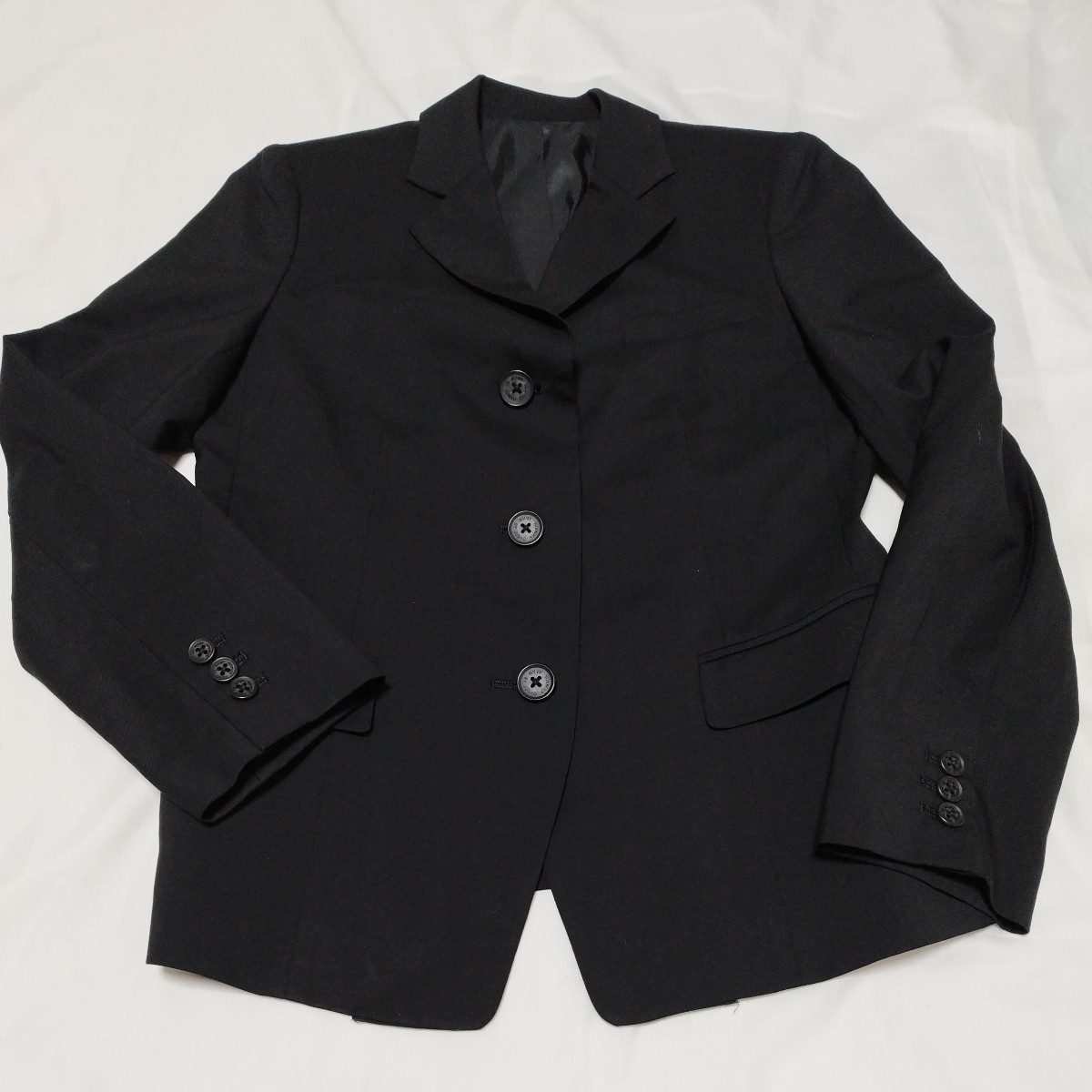 AWAW by JUNKO SHIMADA black formal wool jacket 11AR beautiful goods 