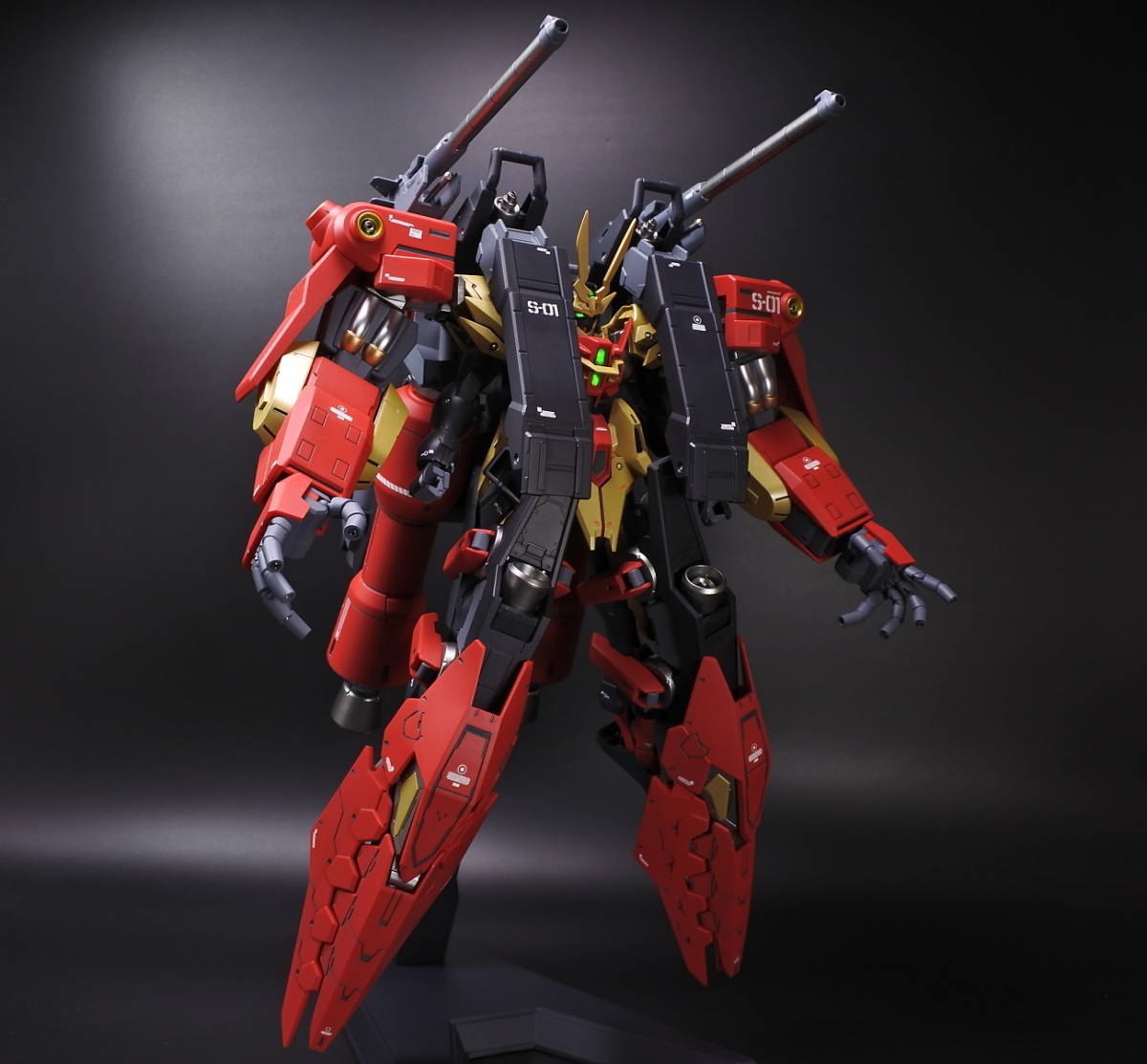 ◎送料無料 HG 1/144 ティフォエウスガンダム・キメラ 塗装済改修完成品 ガンダムビルドメタバース_細かい鮮明画像は続きを見るからご覧下さい