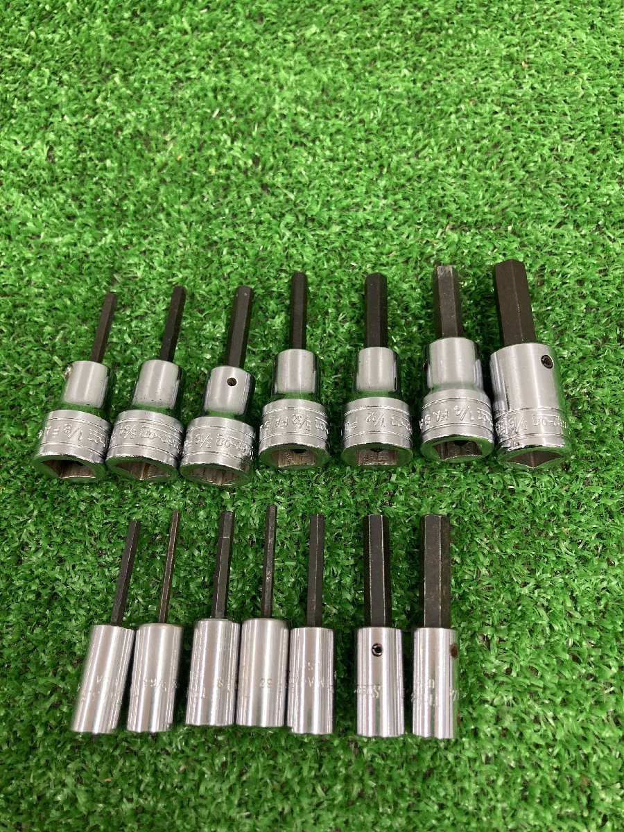中古品】snap-on ヘックスソケット14個セット FA IT0BBSKM9T1D 中古品】snap-on ヘックスソケット14個セット FA IT0BBSKM9T1D