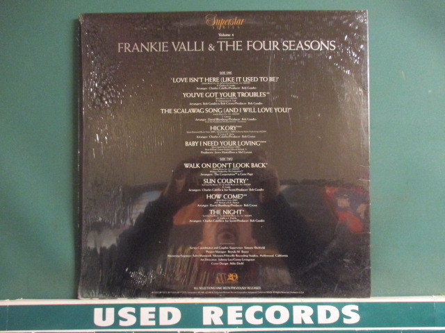 ★ Frankie Valli & The Four Seasons ： Motown Superstar Series LP ☆ (( 落札5点で送料当方負担_画像2