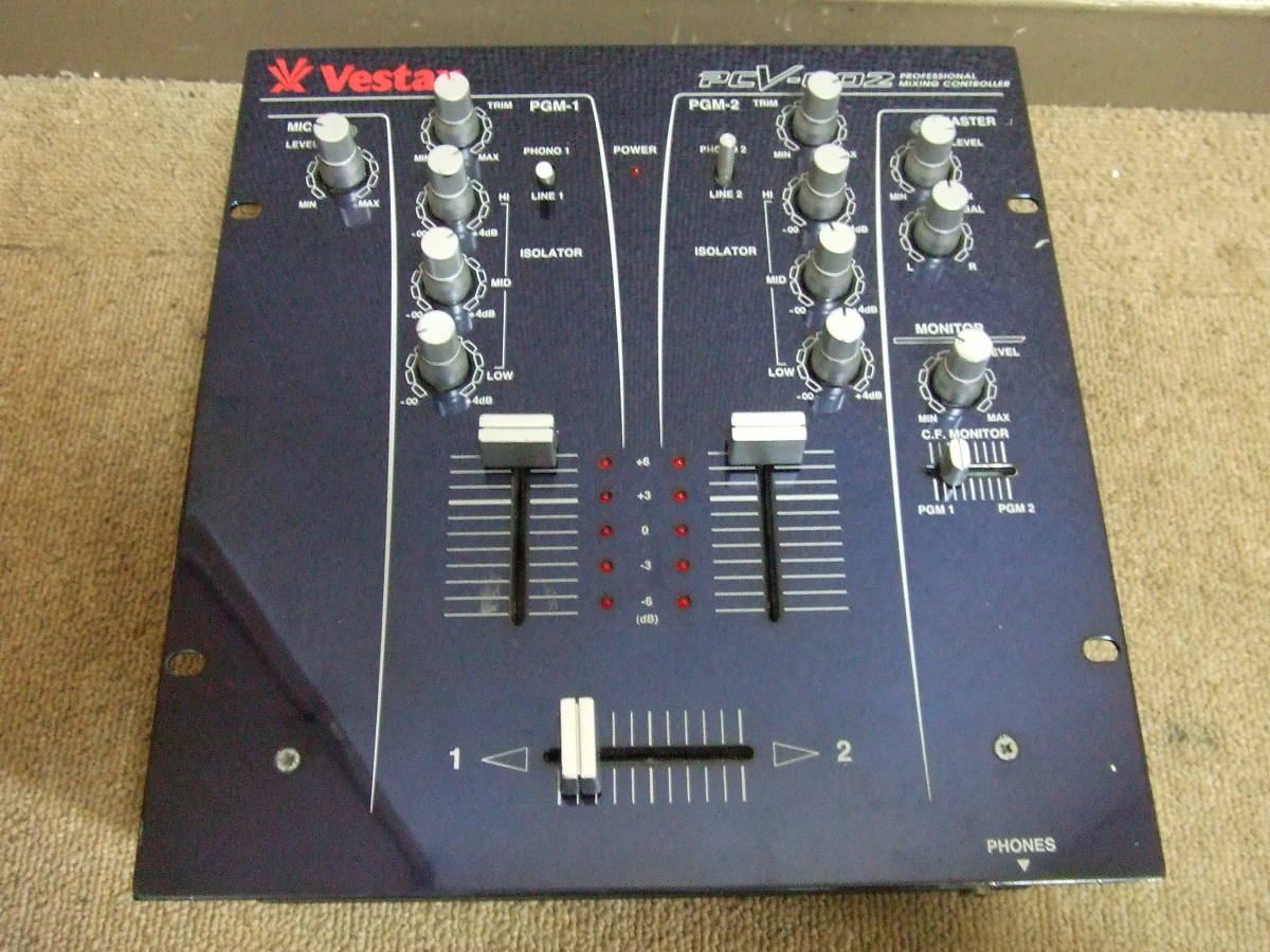f878 DJミキサー Vestax PCV-002 professional mixing cotroller 本体 中古 未確認 ジャンクの画像1