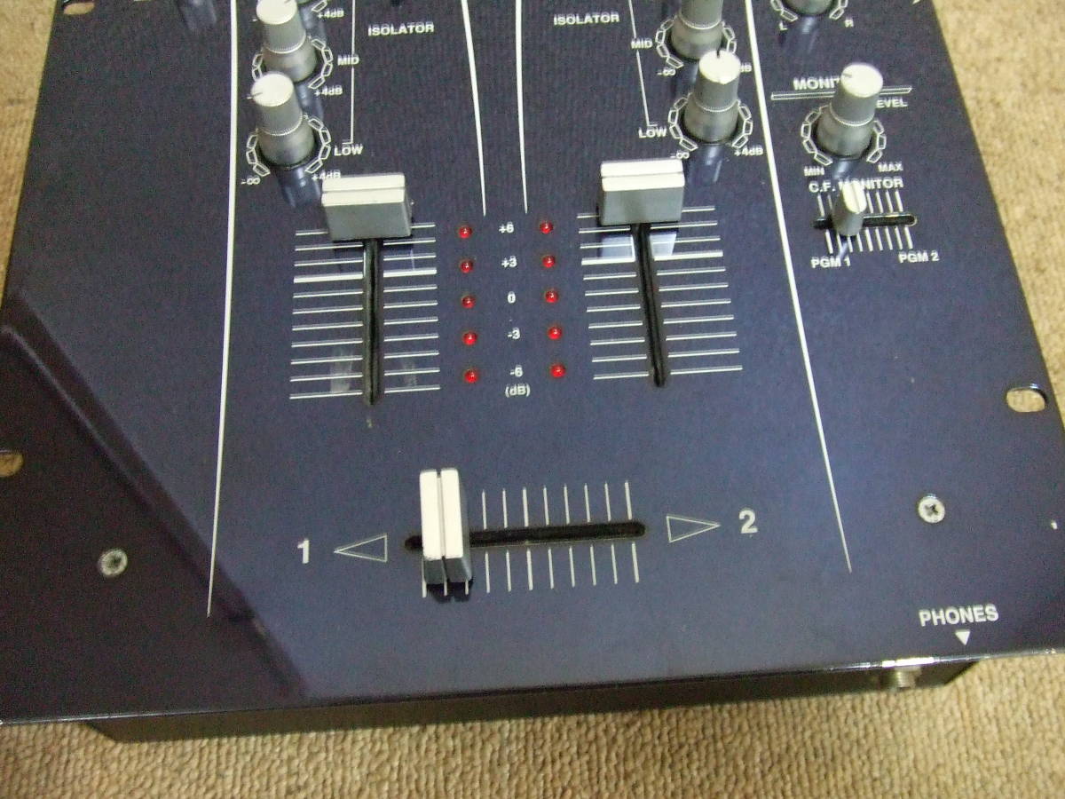 f878 DJミキサー Vestax PCV-002 professional mixing cotroller 本体 中古 未確認 ジャンクの画像3