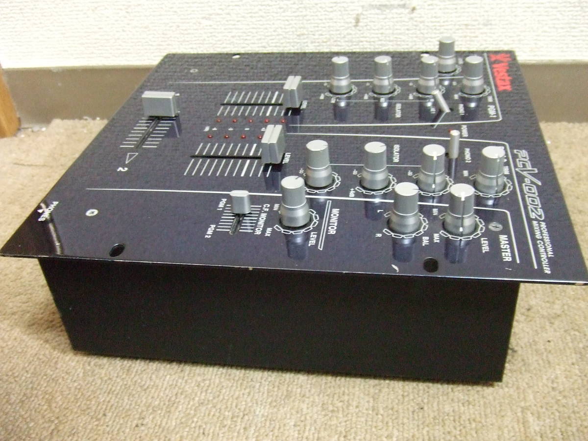 f878 DJミキサー Vestax PCV-002 professional mixing cotroller 本体 中古 未確認 ジャンクの画像5