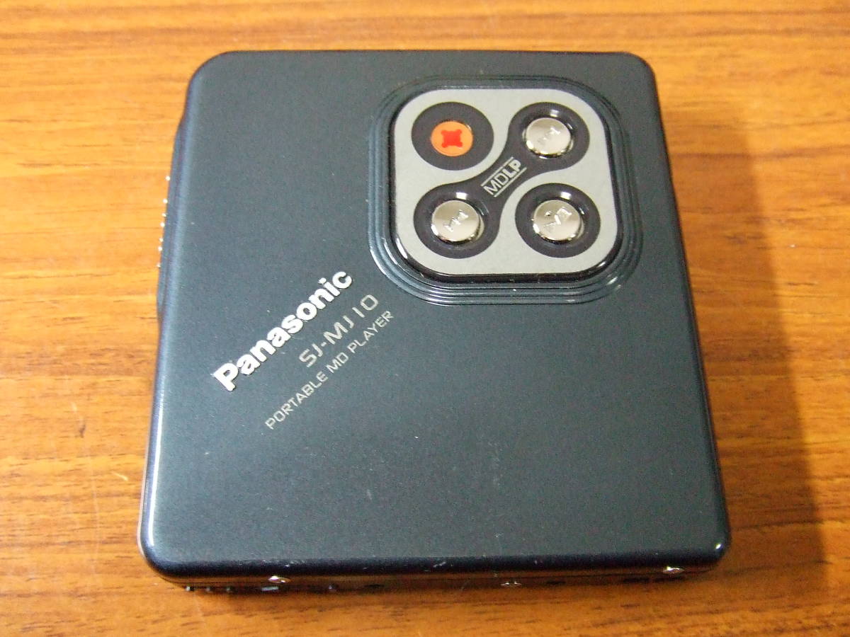  f924 Panasonic/パナソニック　SJ-MJ10　ポータブルMDプレイヤー　中古 本体　動作品_画像1