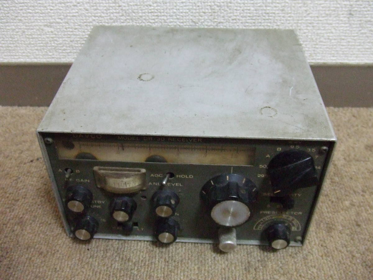 代引き人気  F1000 レシーバー　無線機器　中古　本体　未確認　現状　ジャンク RECEIVER DR-30 MODEL DAVCO その他