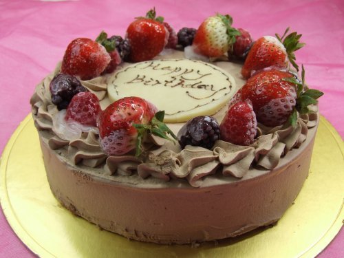 o birthday birthday cake hole raw chocolate ice cake 6 number (19. height 4cm)