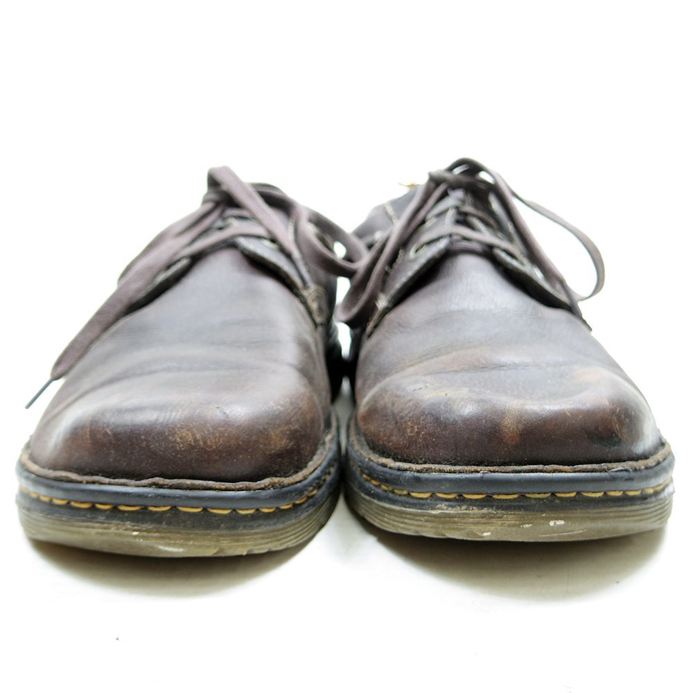 UK12　31cm相当　Dr.Martens　ドクターマーチン　3ホール　本革　ブラウン　BIGサイズ　大きい靴　茶色　/U9692_画像3