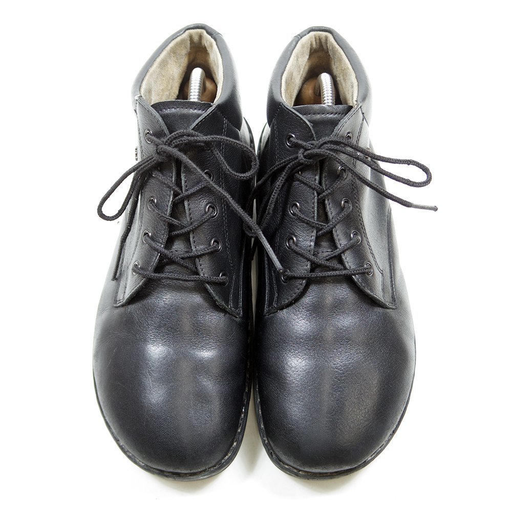 40 inscription 25cm corresponding Finn Comfort super fins comfort 5 hole leather shoes leather black is ikatto /U9720