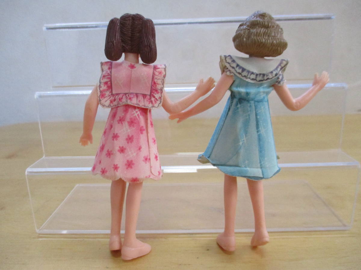 希少☆当時物 1986 バンダイ シルキーファッション ドレス シール 人形 全6種セット 昭和 レトロ フィギュア _画像3