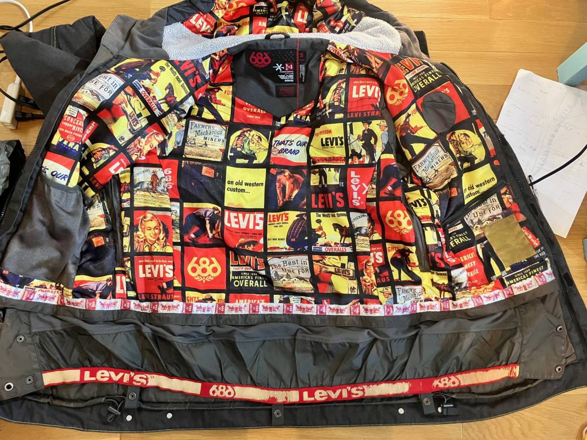 送料込 希少 686 × Levi's six eight six リーバイス 上下セット 送料込 希少 686 × Levi's six eight six リーバイス 上下セット