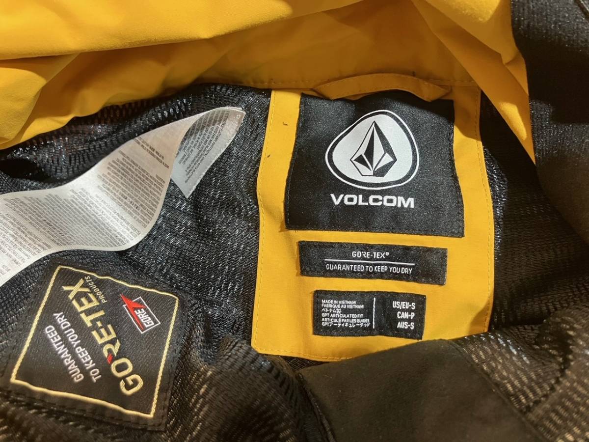 送料込 USED VOLCOM ボルコム サイズS GORE-TEX ゴアテックス 送料無料_画像7