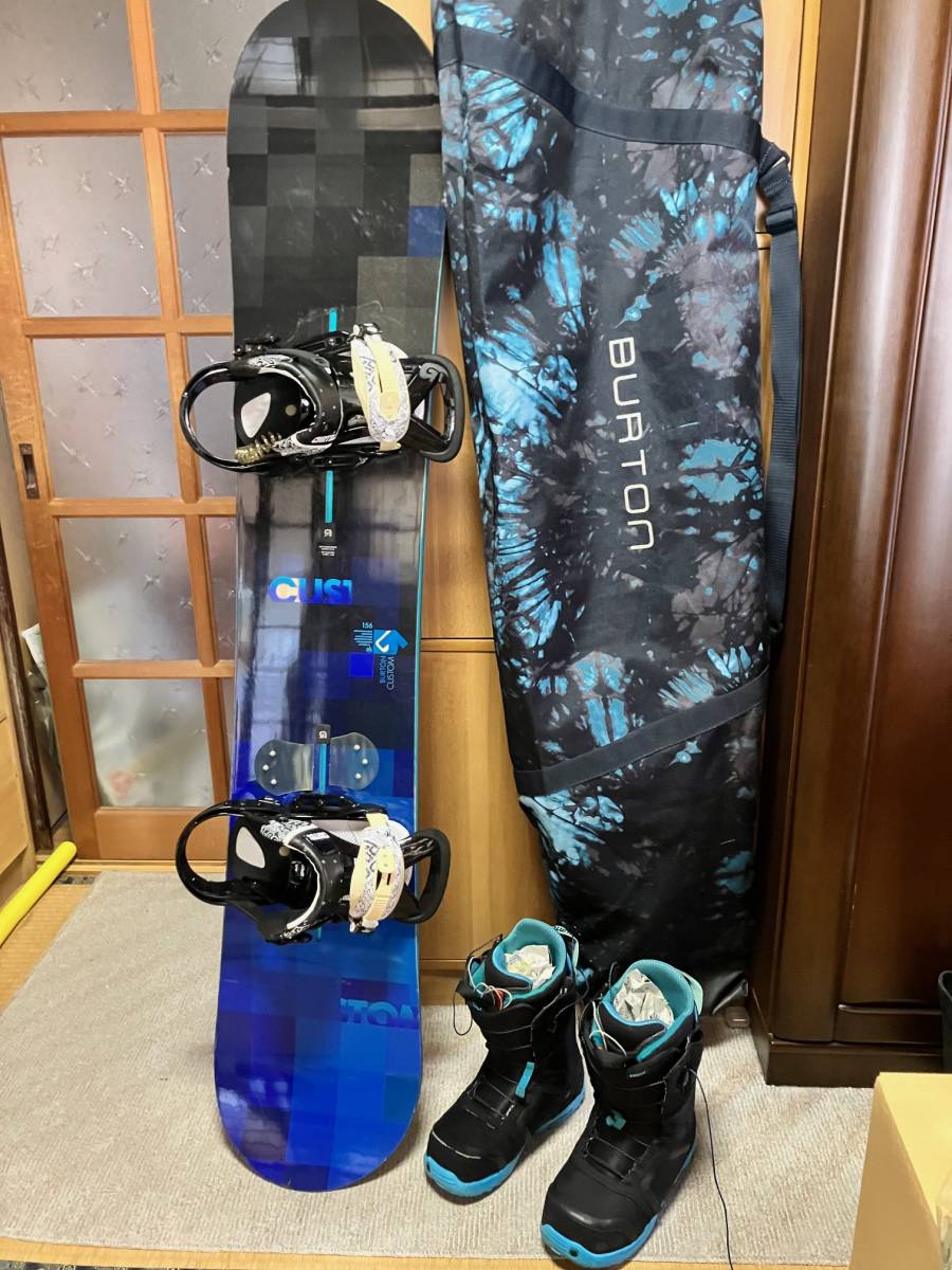 人気満点 3点セット サイズM EST CATEL 26.5cm AMBUSH 156cm CUSTOM バートン BURTON 送料込 カスタム 送料無料 アンブッシュ カーテル 155cm-160cm未満