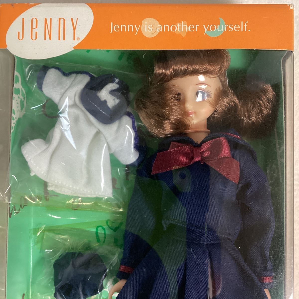 yk26 タカラ ジェニー スクールコーディネート シリーズ ジュリア JENNY 着せ替え 人形 ドール 制服 おもちゃ 当時物 未使用_画像2