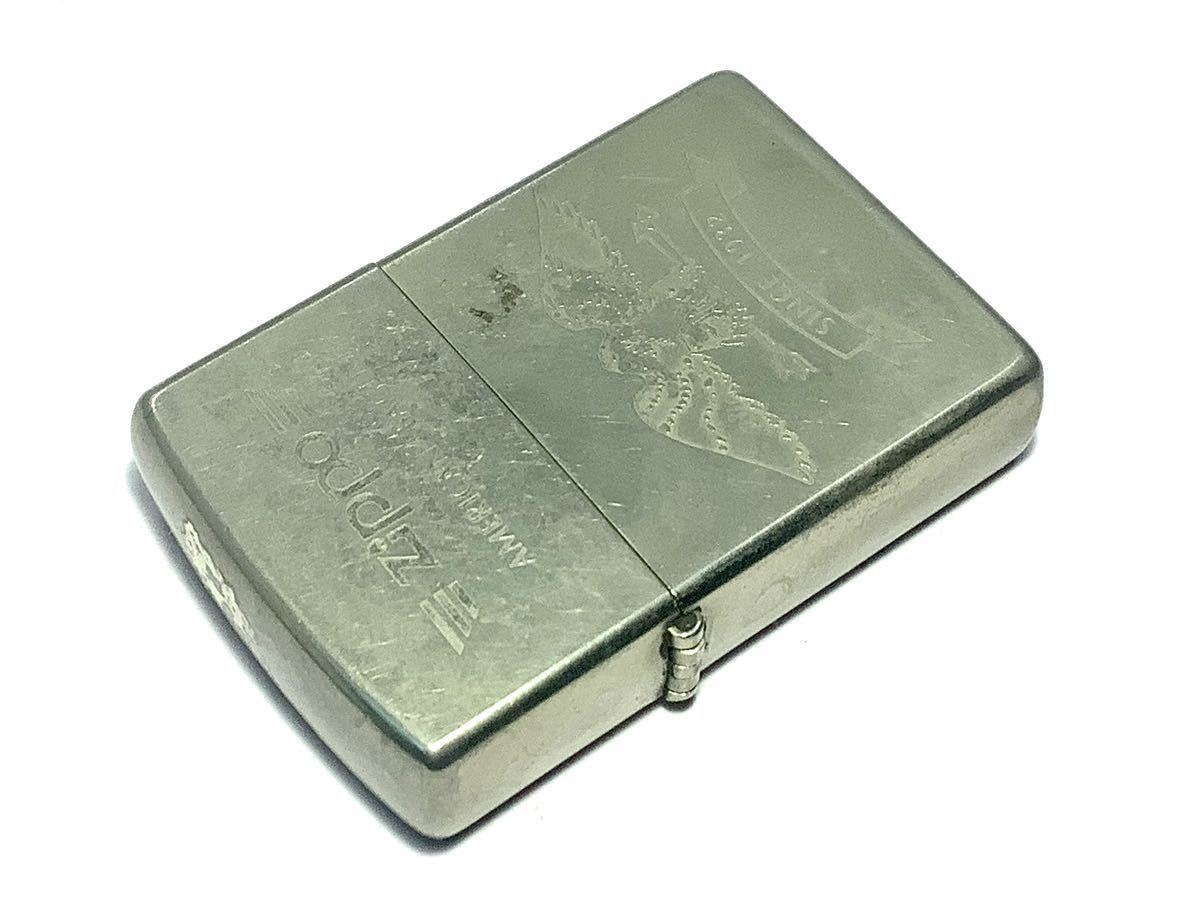 50 ◆Zippo 2001年AMERICAN EAGLE Ⅵ アメリカンイーグル ジッポー オイルライター USA SILVER 火花OK //タバコ グッズ ライター大量出品！_画像4