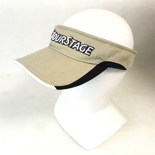 TOUR STAGE* sun visor [ size 56-59cm/Beige/ beige ]cap*CB78