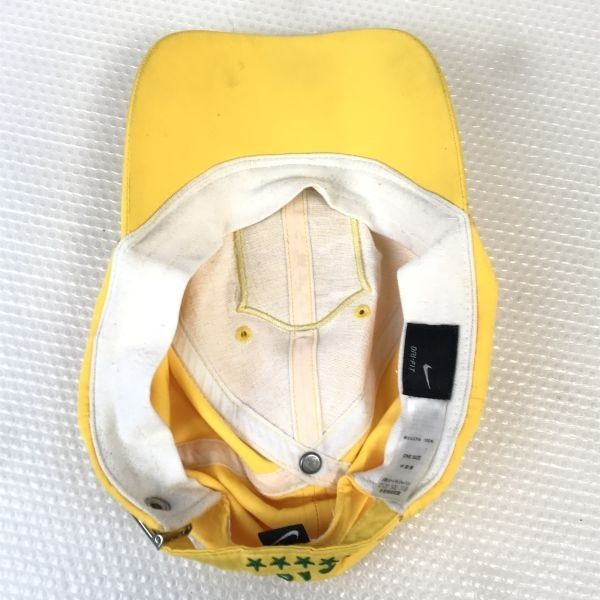 NIKE/ナイキ★ブラジル/CBF/サッカー　キャップ【サイズONE/黄色/Yellow】cap◆CB93