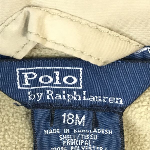 Ralph Lauren★キルティングブルゾン/ジャンパー/ジャケット【kids size-18M（1～2歳/茶/ブルゾン】jumper◆BH181