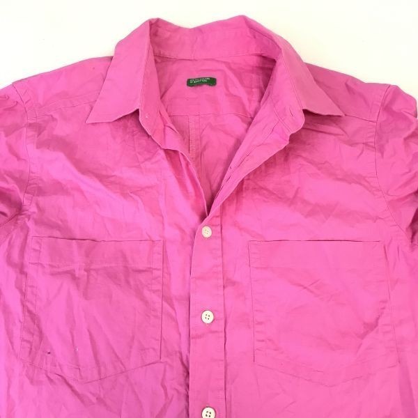 UNITED COLORS OF BENETTON/ Benetton * short sleeves shirt [Mens size -S~M degree / pink /Pink]Tops/Shirts*BH105