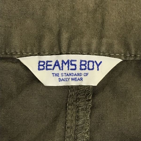  Beams Boy * flair skirt / knees height [ size BOY/ khaki ]*BG741