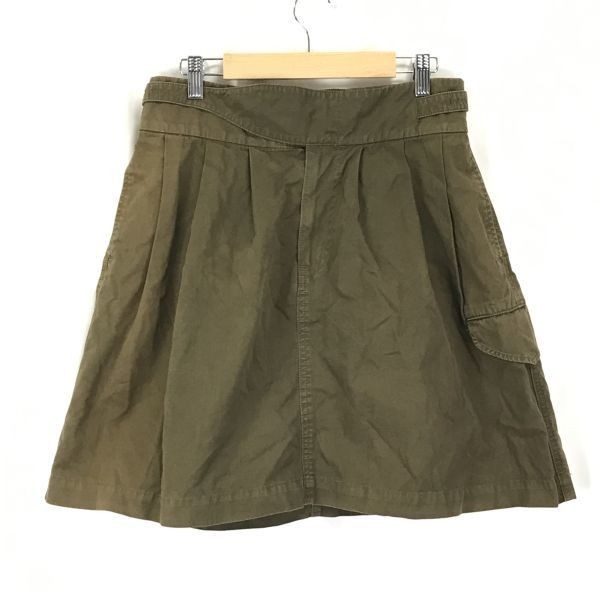  Beams Boy * flair skirt / knees height [ size BOY/ khaki ]*BG741