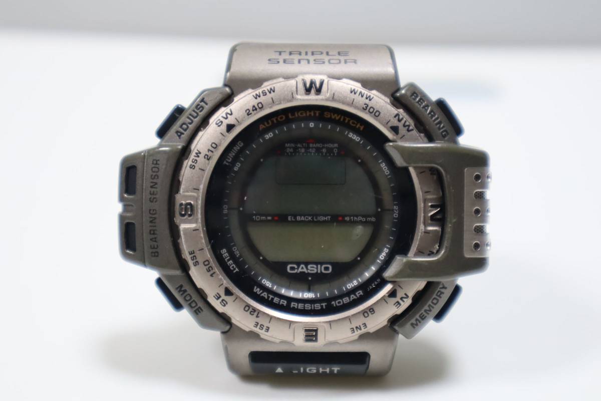 N2216 Y L CASIO カシオ PRO TREK PRT-411 メンズ腕時計の画像1