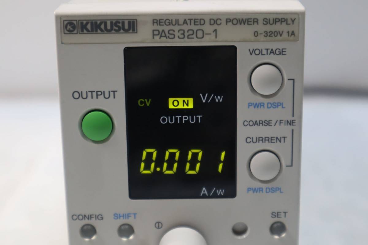 D0363 (3) ★ KIKUSUI PAS320-1 320V/1A 要求 DC 電源　_画像3