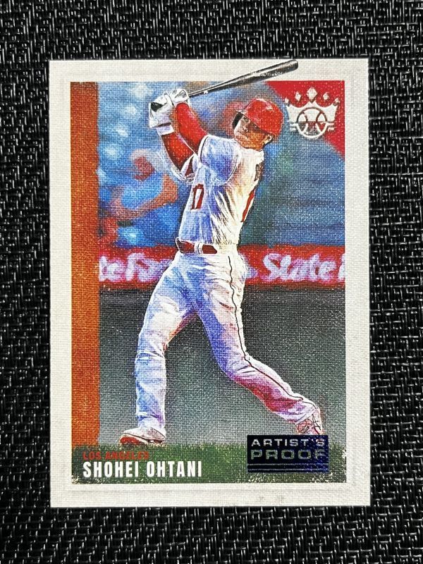 大谷翔平 2022 Panini Diamond Kings Artist’s Proof #126 Shohei Ohtani MLB パラレル版_画像1