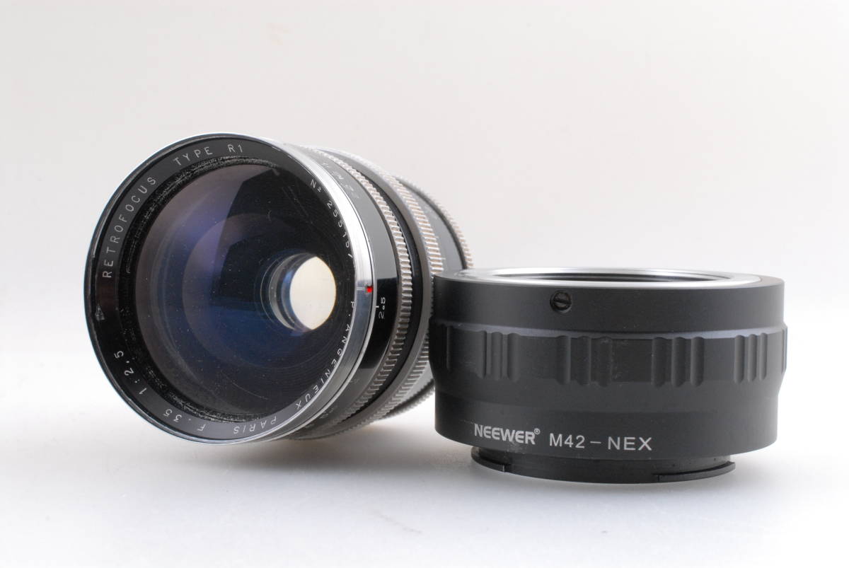 【並品 保障付 動作確認済】P Angenieux Paris Retrofocus 35mm F2.5 Type R1 Lens for M42 アンジェニュー パリ レンズ #Q5672_画像1