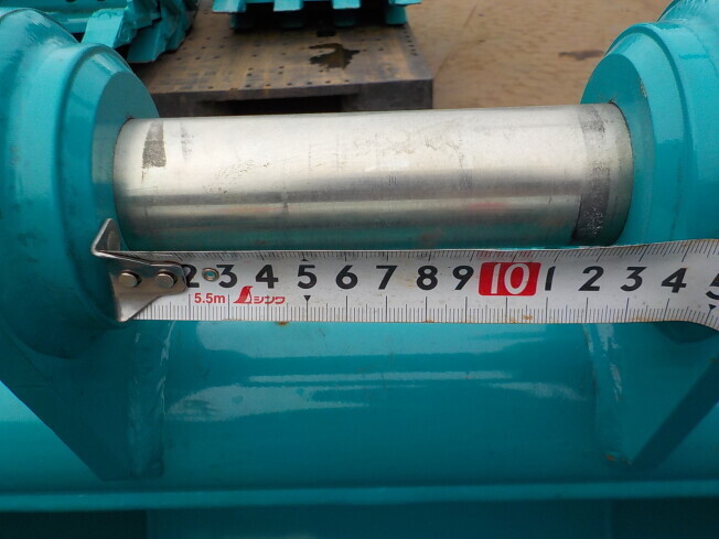 アタッチメント(建設機械) クボタ 標準バケット 0.09m3　ピン付　ピン径40mm　未使用　幅500mm_画像9