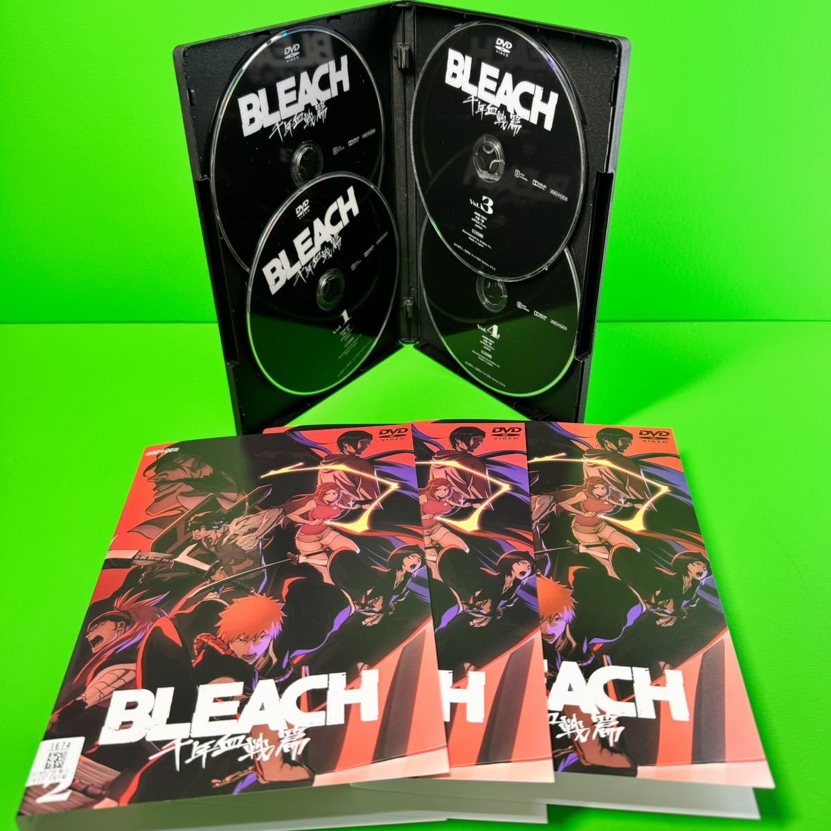 ケース付 BLEACH 千年血戦篇 1期 DVD 全4巻 送料無料