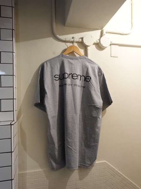 Supreme シュプリーム　NYC Tシャツ　tee ロゴ　未使用　23AW　グレー　サイズXL