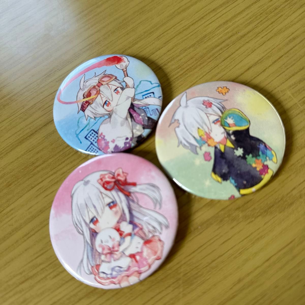 まふまふ缶バッジ 神楽色アーティファクト特典缶バッジ 3点 まふまふ缶バッジ 神楽色アーティファクト特典缶バッジ 3点