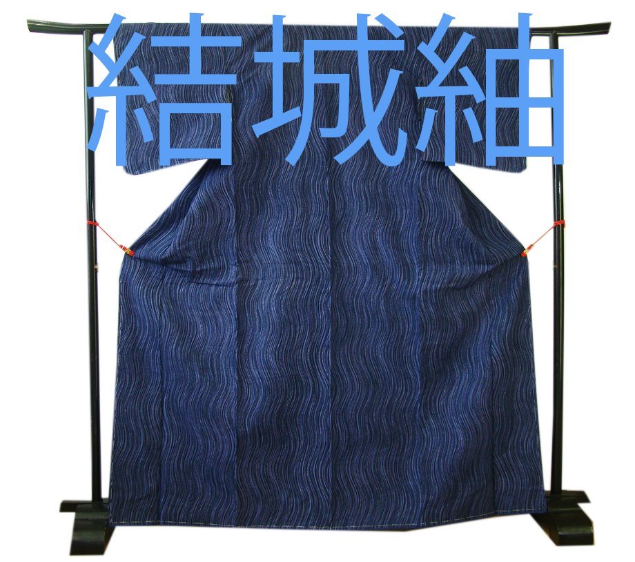  кимоно .... длина 159cm.64cm темно синий цвет .... шёлк из Юки палочки воротник натуральный шелк рост 150cm~156cm. person оптимальный I385