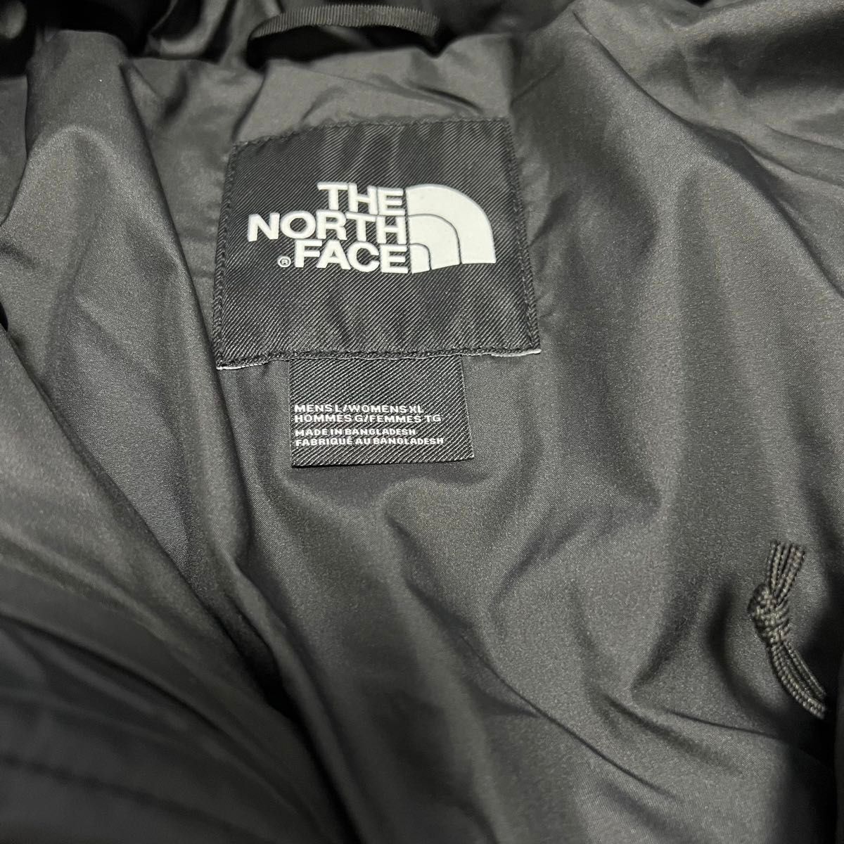 【海外限定】TNF ユニセックス　レディース　中綿ジャケット　ブラック　XL