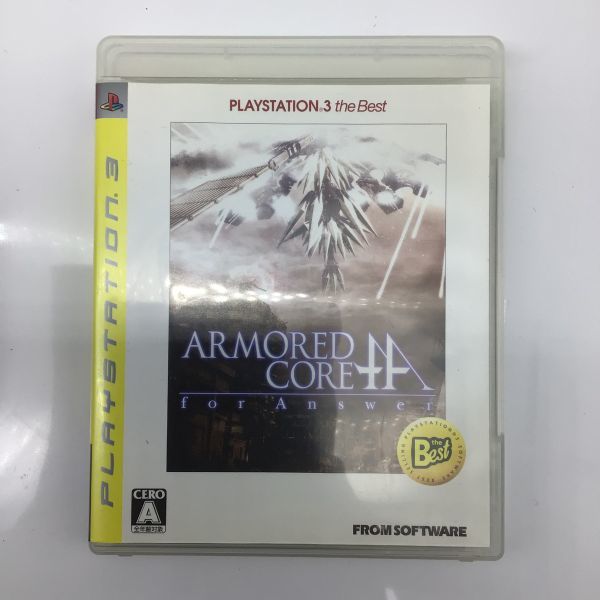 1674 PS3 プレステ PlayStation アーマードコア フォーアンサー ARMORED CORE for answer ゲームソフト_画像1