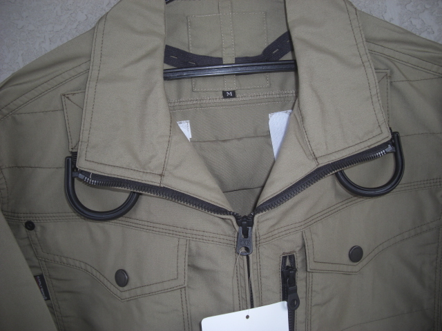 Bigborn　空調風神服 BK6037F Mサイズ　フルハーネス用 長袖ジャケット　カーキ色_画像3