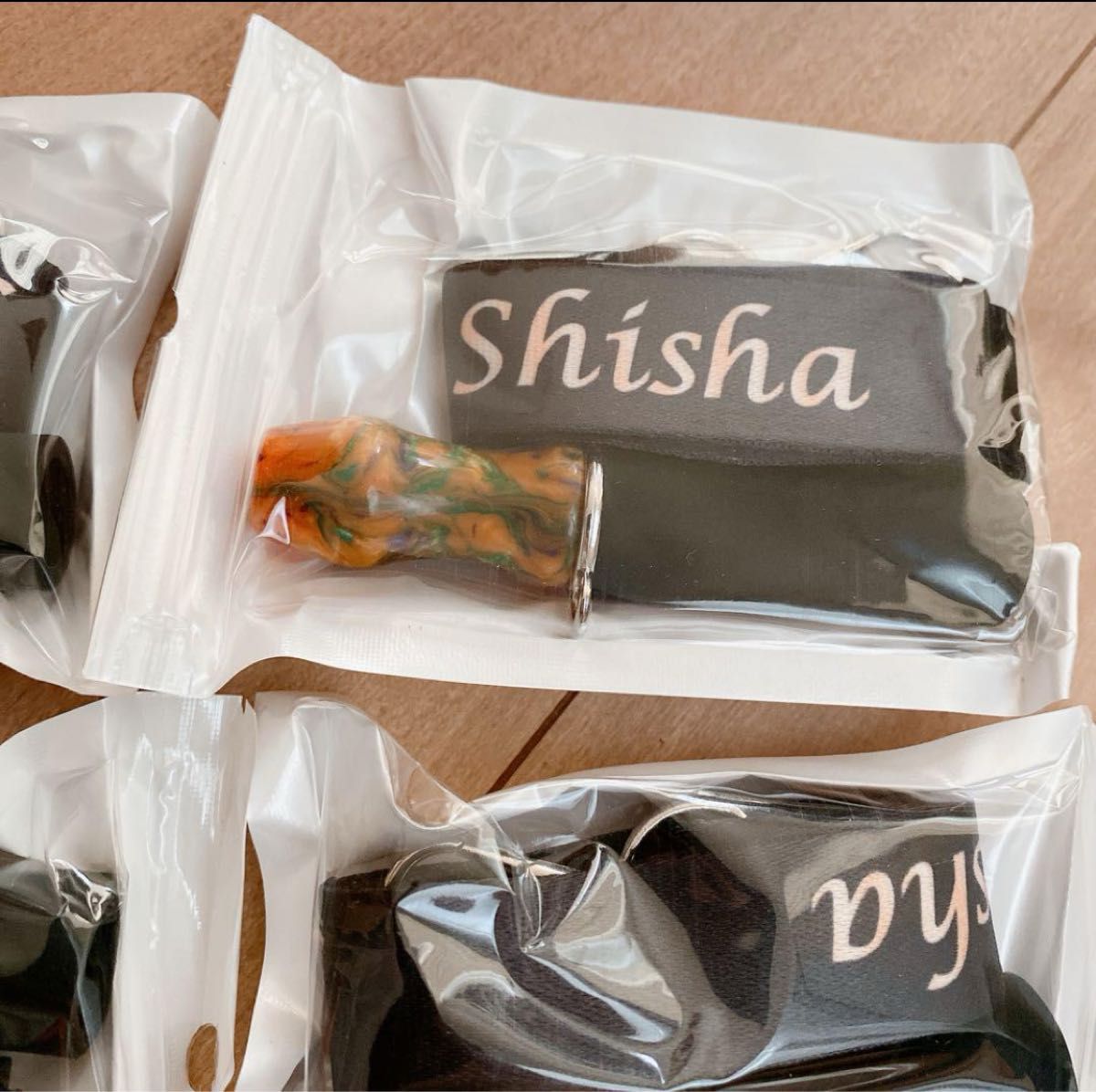 シーシャ マウスピース ハングロープフラッシュパウダーシーシャの口のヒントシリコン樹脂　シーシャ ホース (5個) 
