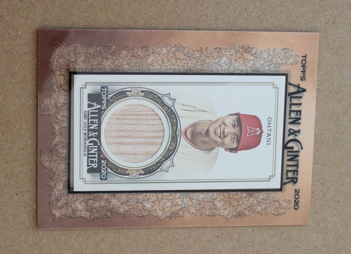  MLB 大谷翔平 2020年 TOPPS ALLEN&GINTER バット カード_画像5