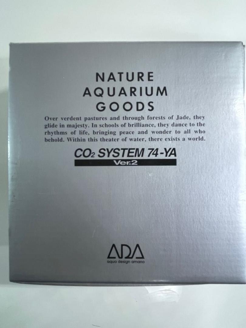 ADA CO2 система 74-YA ver.2 Aqua Design Amano выращивание водных растений 2 кислота . уголь элемент баллон сжатого газа цилиндр регулятор 