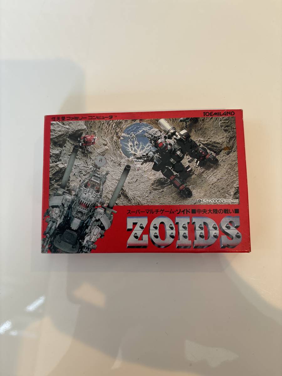 ファミコンソフト　ゾイド　ZOIDS 中央大陸の戦い　中古_画像3