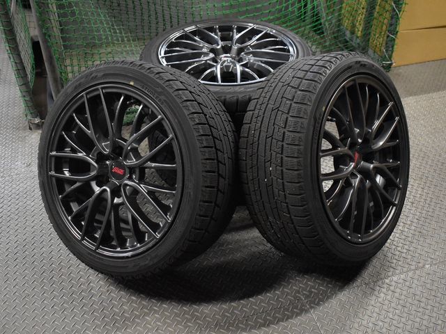 245/40R18　スタッドレス＆STIアルミホイール４本セット　スバル　WRXより　中古品_画像1