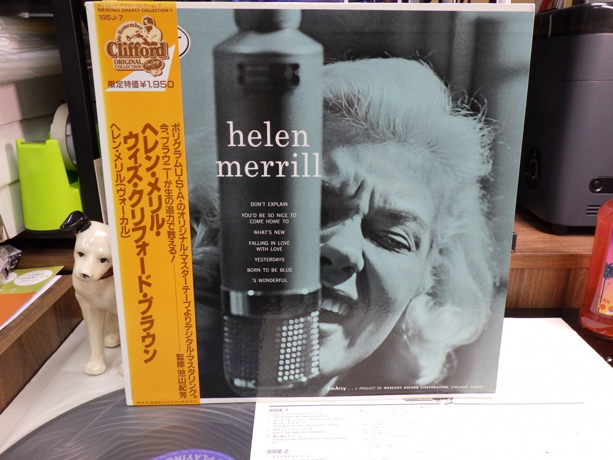 G3U｜無傷【 LP ／ORIGINAL EMARCY COLLECTION SERIES JP MAT: 121/111 / w/OBI 】「Helen Merrill With Clifford Brown」ヘレン・メリル_画像1