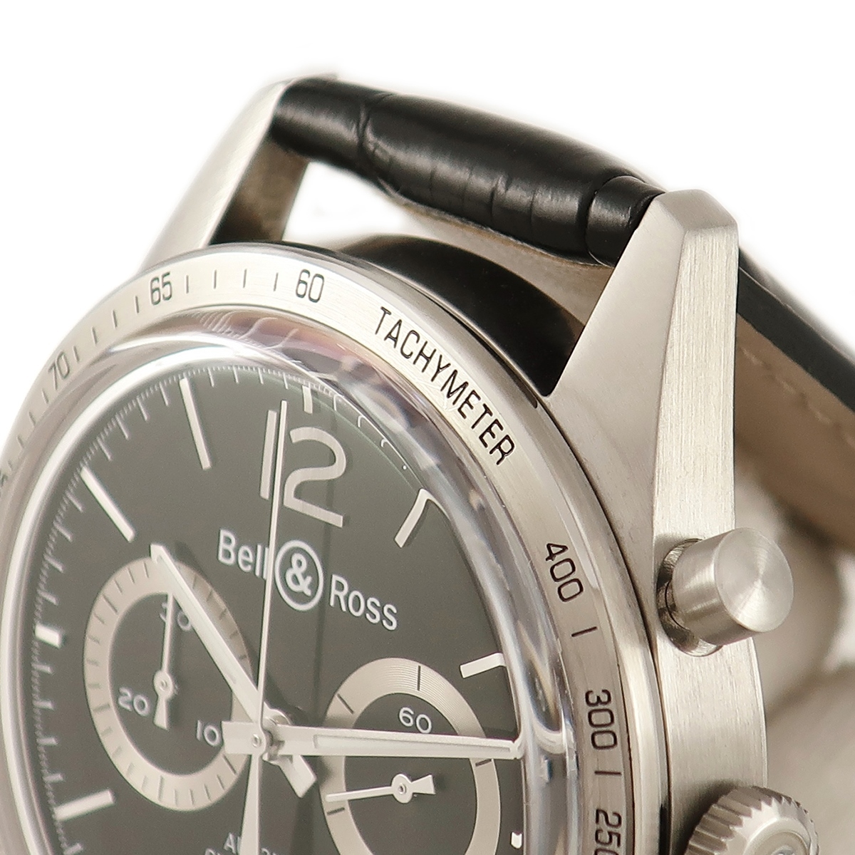 【3年保証】 ベル&ロス ヴィンテージ BR126 クロノグラフ BRV126-BS-ST/SF OH済 黒 自動巻き メンズ 腕時計_画像4
