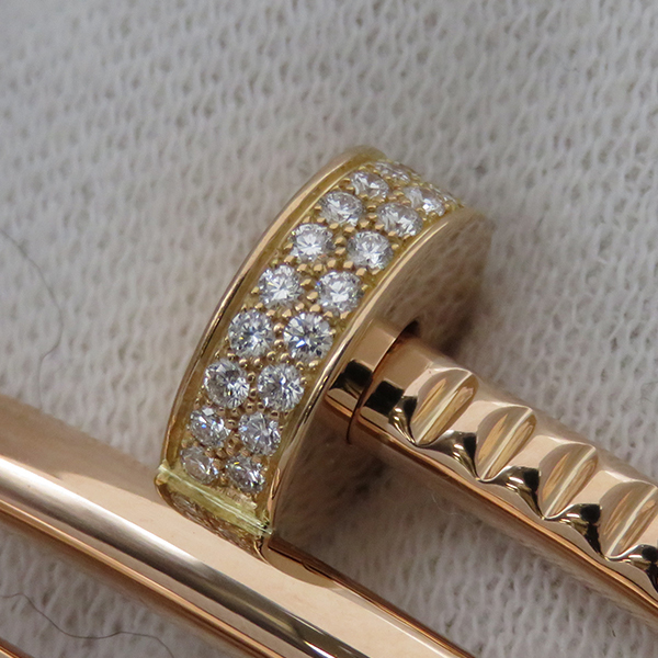  Cartier bracele ju -stroke ankle pink gold K18PG diamond CRN6708416 Au750 JUSTE UN CLOU #16