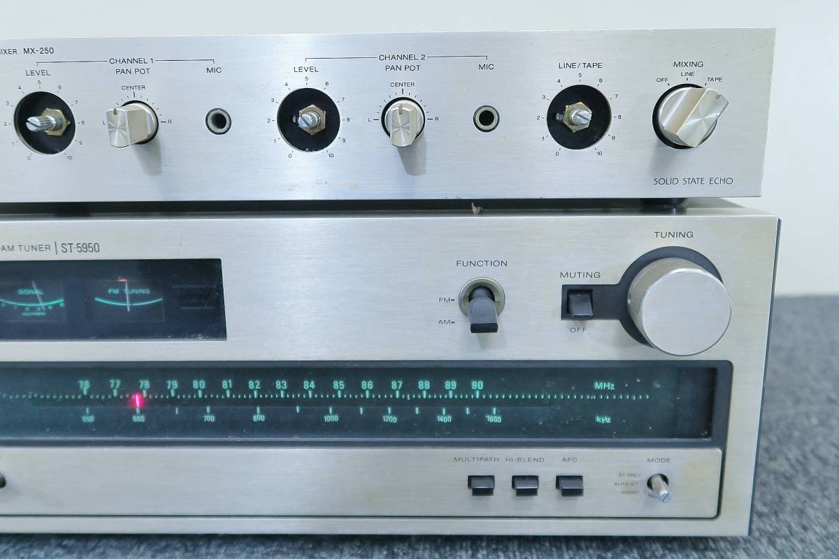 SONY/ソニー ST-5950 FM/AMチューナー (1206　MX-250/マイクロフォンエコーミキサー_画像3